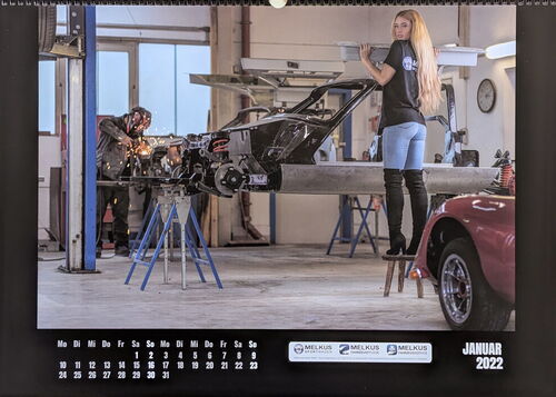 MELKUS Kalender 2022 "Hinter den Kulissen" – Januar