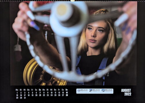 MELKUS Kalender 2022 "Hinter den Kulissen" – August