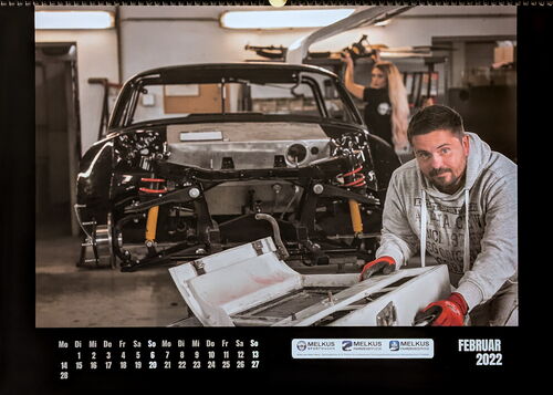 MELKUS Kalender 2022 "Hinter den Kulissen" – Februar