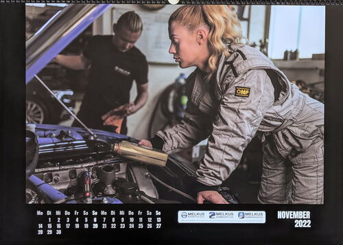 MELKUS Kalender 2022 "Hinter den Kulissen" – November